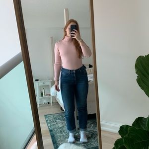 Pink Calvin Klein Turtleneck